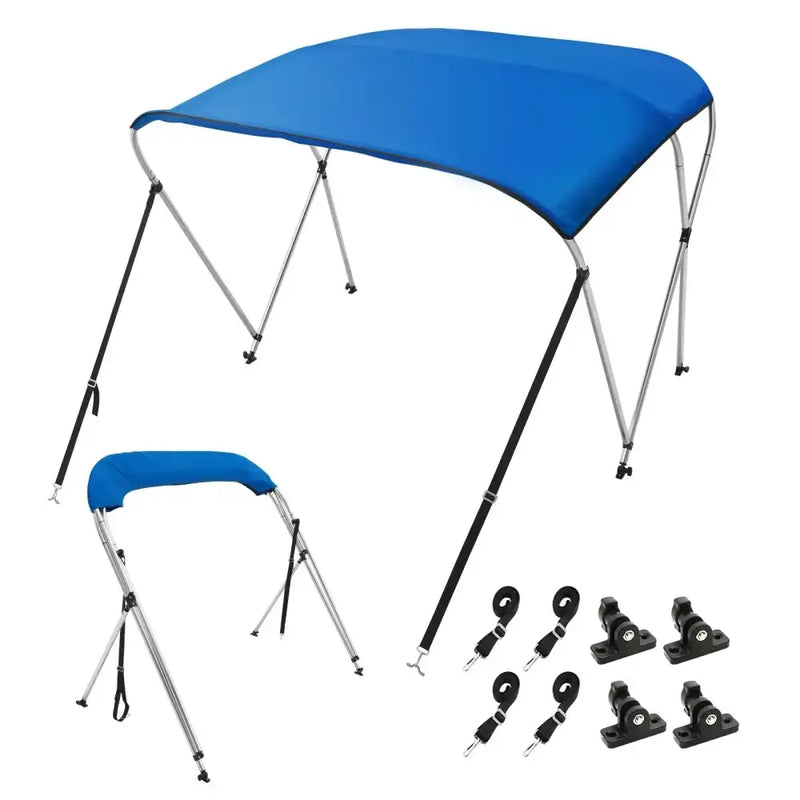3-Bow Bimini Top Boat Canopy – 900D Polyester (different sizes available) – view 1
