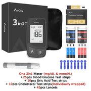 Habicare HBC 3-in-1 Blood Glucose, Uric Acid & Cholesterol Meter 3-in-1 Blood Glucose, Uric Acid & Cholesterol Meter