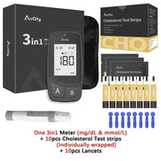 Habicare HBC 3-in-1 Blood Glucose, Uric Acid & Cholesterol Meter 3-in-1 Blood Glucose, Uric Acid & Cholesterol Meter