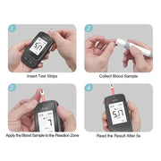 Habicare HBC 3-in-1 Blood Glucose, Uric Acid & Cholesterol Meter 3-in-1 Blood Glucose, Uric Acid & Cholesterol Meter