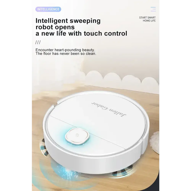 Habicare HBC Mini Robo Vacuum Jallen Gabor Robot Vacuum for Dust & Pet Hair