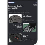 Habicare HBC Mini Robo Vacuum Jallen Gabor Robot Vacuum for Dust & Pet Hair