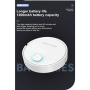 Habicare HBC Mini Robo Vacuum Jallen Gabor Robot Vacuum for Dust & Pet Hair
