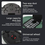 Habicare HBC Mini Robo Vacuum Jallen Gabor Robot Vacuum for Dust & Pet Hair