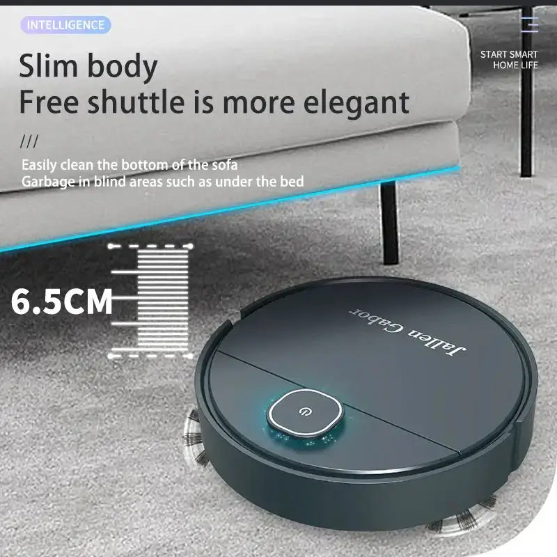 Habicare HBC Mini Robo Vacuum Jallen Gabor Robot Vacuum for Dust & Pet Hair