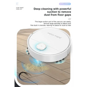 Habicare HBC Mini Robo Vacuum Jallen Gabor Robot Vacuum for Dust & Pet Hair