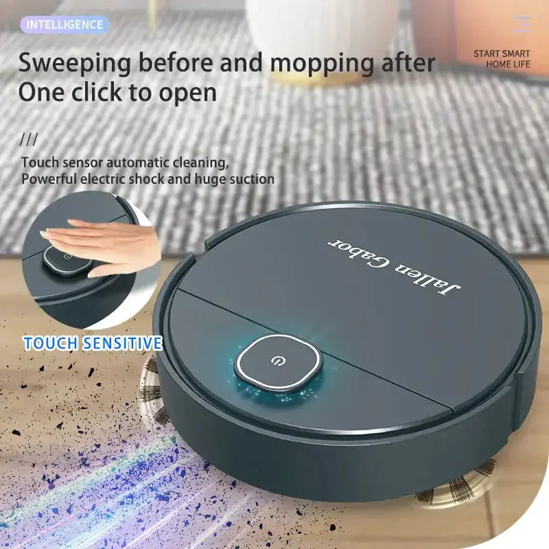 Habicare HBC Mini Robo Vacuum Jallen Gabor Robot Vacuum for Dust & Pet Hair