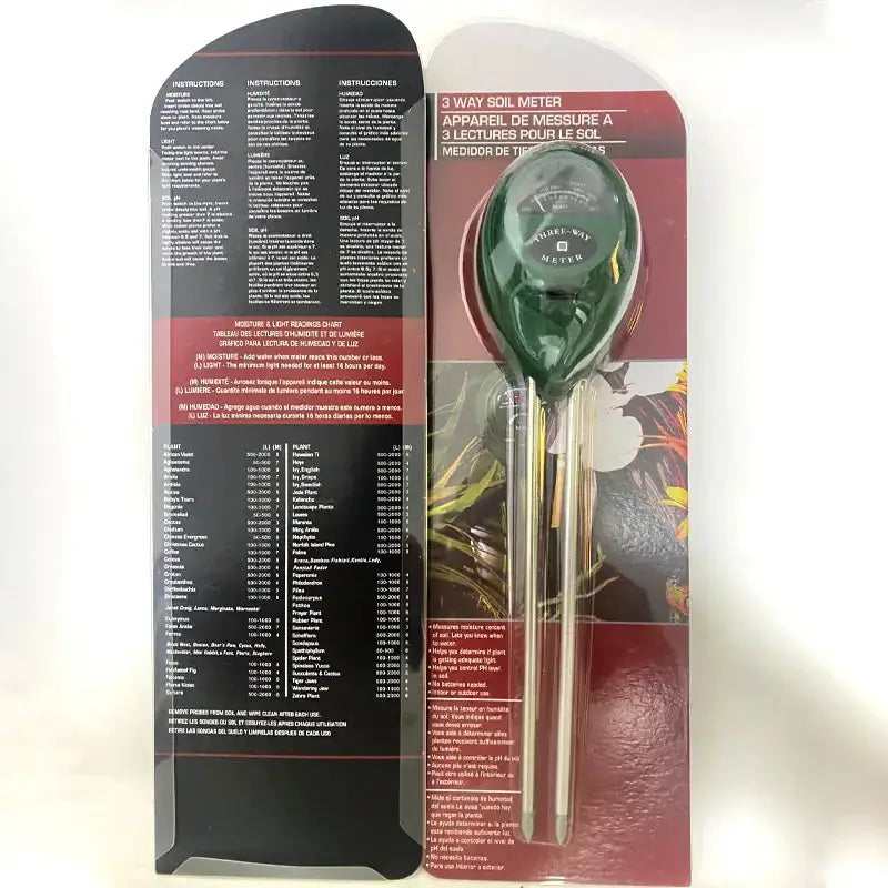 Habicare HBC Soil Meter (Moisture, Light, PH) Soil Meter (Moisture, Light, PH)