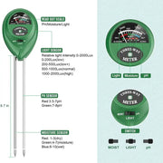 Habicare HBC Soil Meter (Moisture, Light, PH) Soil Meter (Moisture, Light, PH)