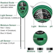 Habicare HBC Soil Meter (Moisture, Light, PH) Soil Meter (Moisture, Light, PH)