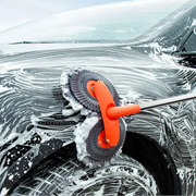 3-Section Telescopic Car Wash Mop with Double Brush Head – view 6