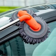 3-Section Telescopic Car Wash Mop with Double Brush Head – view 7