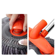 3-Section Telescopic Car Wash Mop with Double Brush Head – view 3