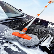 3-Section Telescopic Car Wash Mop with Double Brush Head – view 13
