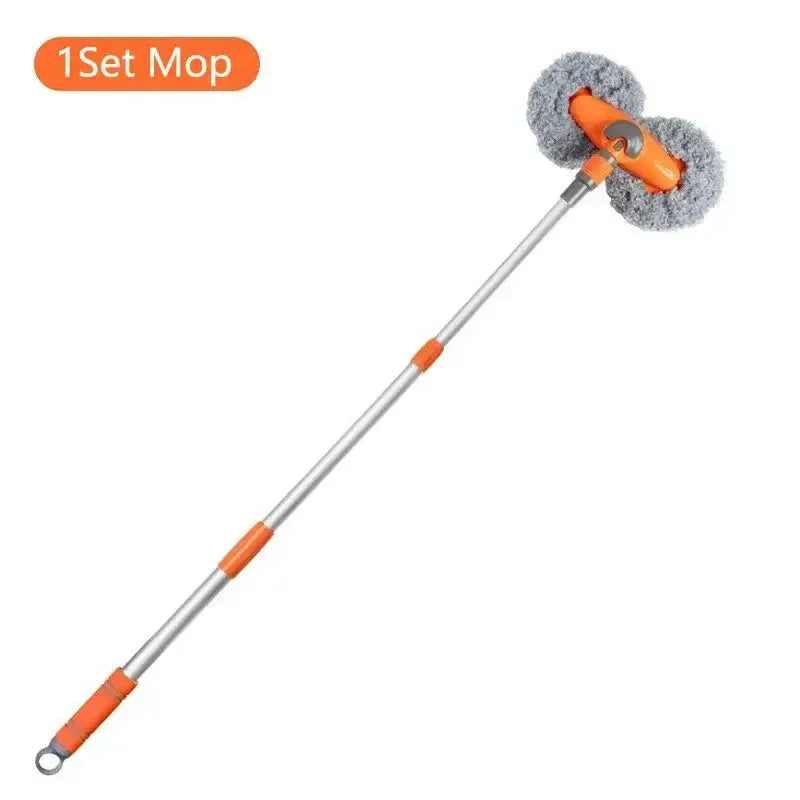 3-Section Telescopic Car Wash Mop with Double Brush Head – view 21