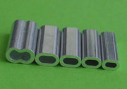 Action Fishing Nets CRIMPS 3.3mm x 50 pcs Alum  Sleeve Crimp Action Fishing Nets Aluminium Sleeve Crimp 3.3mm 50