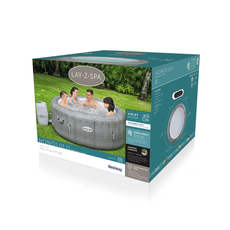 salelink.co.nz Bestway Bestway Lay-Z-Spa Honolulu AirJet Bestway Lay-Z-Spa Honolulu AirJet | Action Outdoors NZ