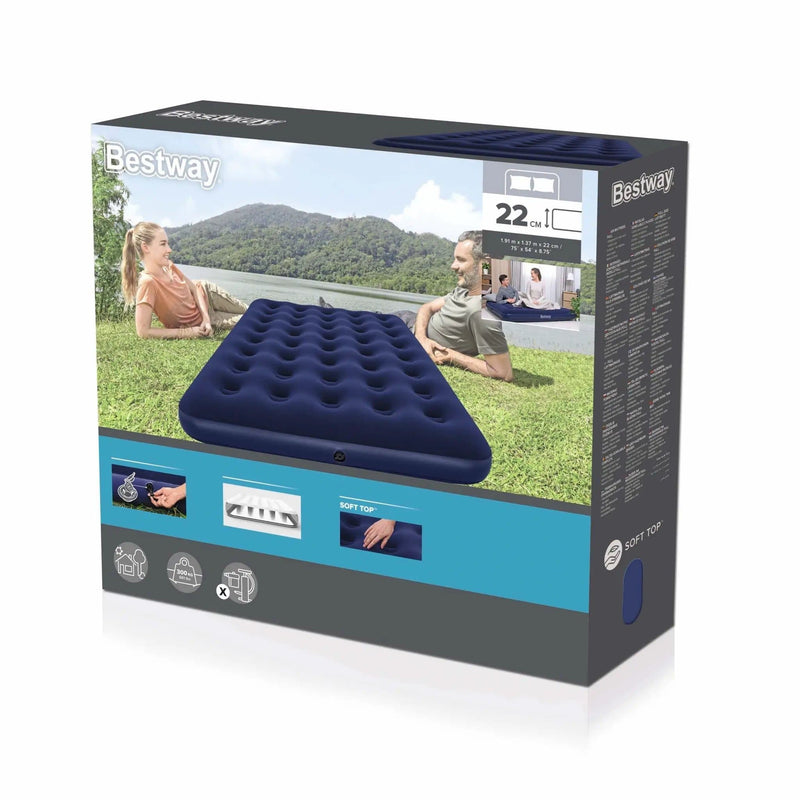 salelink.co.nz Bestway Bestway Air Bed 1.91m x 1.37m x 22cm Bestway Air Bed 1.91m x 1.37m x 22cm | Action Outdoors NZ