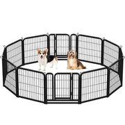 Yaheetech 12 Panels Dog Playpen Metal Pet Pen 12 Panels Dog Playpen Metal Pet Pen