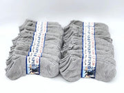 dealonline.co.nz dealonlinenz (60 Pairs) Thin Ankle Socks - GREY - M7-11/ W8-12 60 Pairs Grey Thin Ankle Socks Cotton Blend