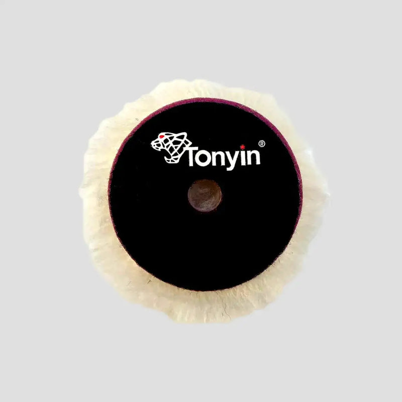 Racing Pro NZ Ltd TONYIN 3 INCH WOOL POLISH PAD COARSE (TP25A) TONYIN 3 INCH WOOL POLISH PAD COARSE (TP25A)