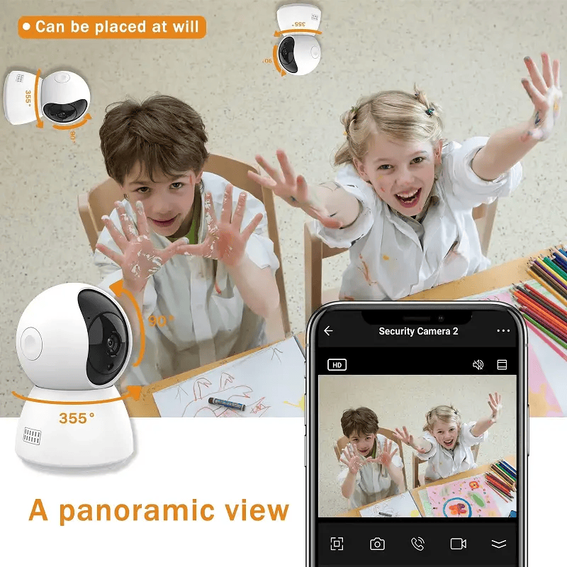 3MP Wireless Security Surveillance Camera WIFI – view 2