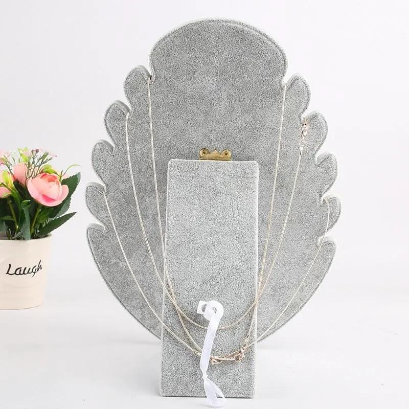 dealonline.co.nz dealonlinenz VELVET DISPLAY NECKLACE STAND - BLACK Soft Velvet Necklace Display Stand Black Holder
