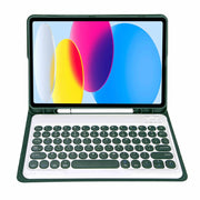 iPad 10th Gen 10.9, iPad 11 (A16 2025) Keyboard Case - Green – view 2