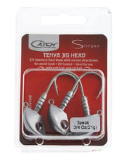Catch Jig Catch Stingaz Tenya Jig Heads 3/0 Pack 3/4oz Catch Stingaz Tenya Jig Heads 3-0 Pack 3-4oz