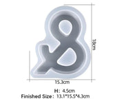 Resin Art NZ Moulds Alphabet Letter Moulds - Individual - Super Large Alphabet Letter Moulds - Individual - Super Large | NZ