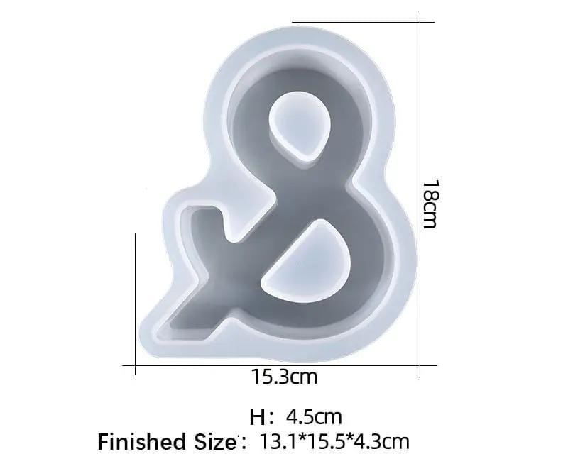 Resin Art NZ Moulds Alphabet Letter Moulds - Individual - Super Large Alphabet Letter Moulds - Individual - Super Large | NZ