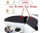 4pcs/set Car Front & Rear Side Window Sun Shade Cover Visor Mesh Shield Sunshade – view 1