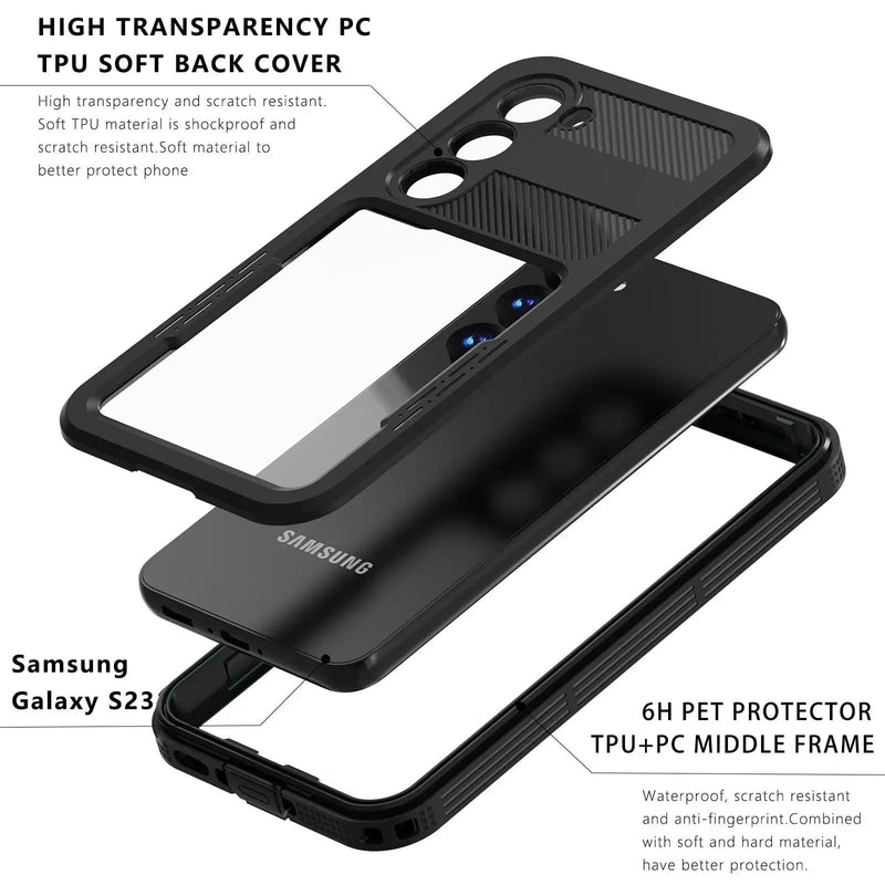 salelink.co.nz Unbranded Samsung S23 Waterproof Case RedPepper Samsung S23 Waterproof Case RedPepper | Action Outdoors NZ