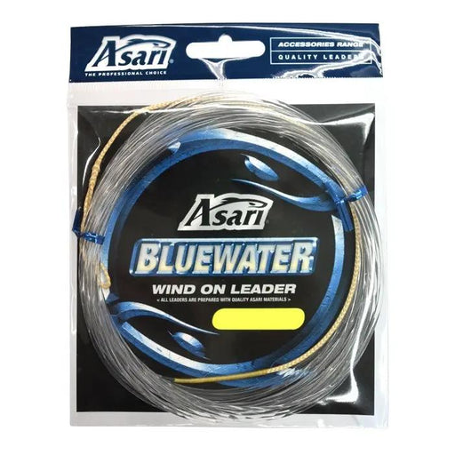Asari Line Asari Mono Wind on Leader 400lb 7.5m Asari Mono Wind On Leader 400Lb 7.5m Bluewater