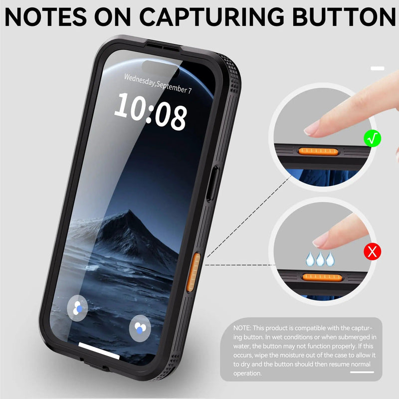 salelink.co.nz Unbranded iPhone 17 Pro Waterproof Case iPhone 17 Pro Waterproof Case | Action Outdoors NZ