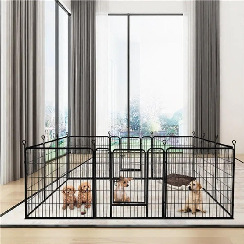 Yaheetech Heavy Duty 12 Panel Pet Playpen Heavy Duty 12 Panel Pet Playpen