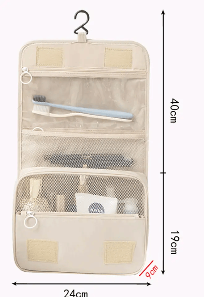 ECOTREK Travel Accessories Ecotrek Dustproof Hanging Toiletry Bag with Waterproof Compartments ZH6013 Ecotrek Dustproof Hanging Toiletry Bag with Waterproof Compartments ZH6013