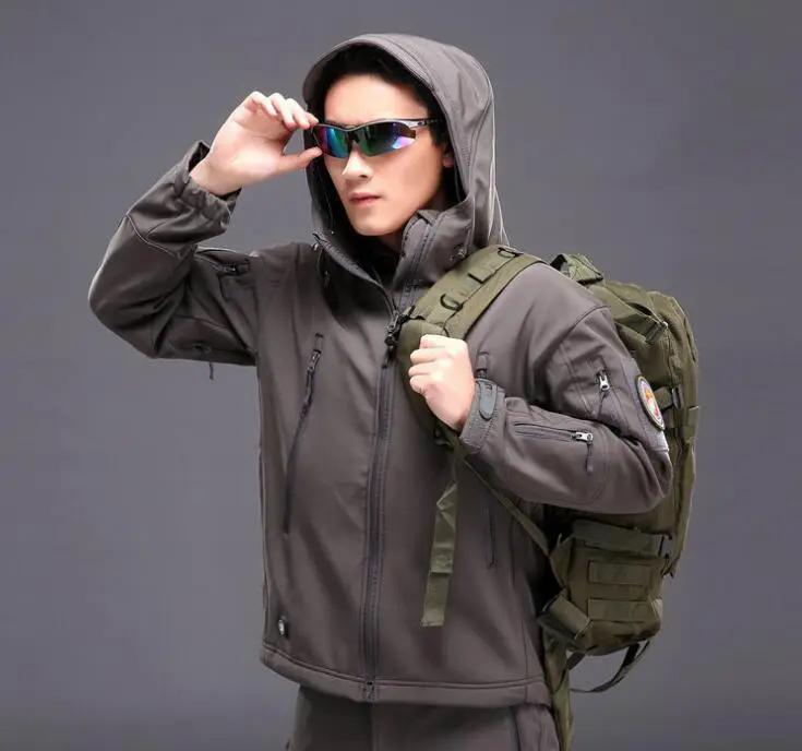 Men's Tactical Softshell Jacket — Waterproof Windproof Fleece Lined | Outdoor & Hiking – view 27