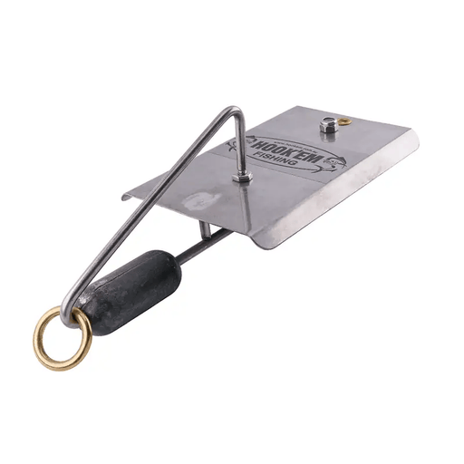 Hook Em Planer Paravane Stainless Steel Weighted Diving Plate 100mm