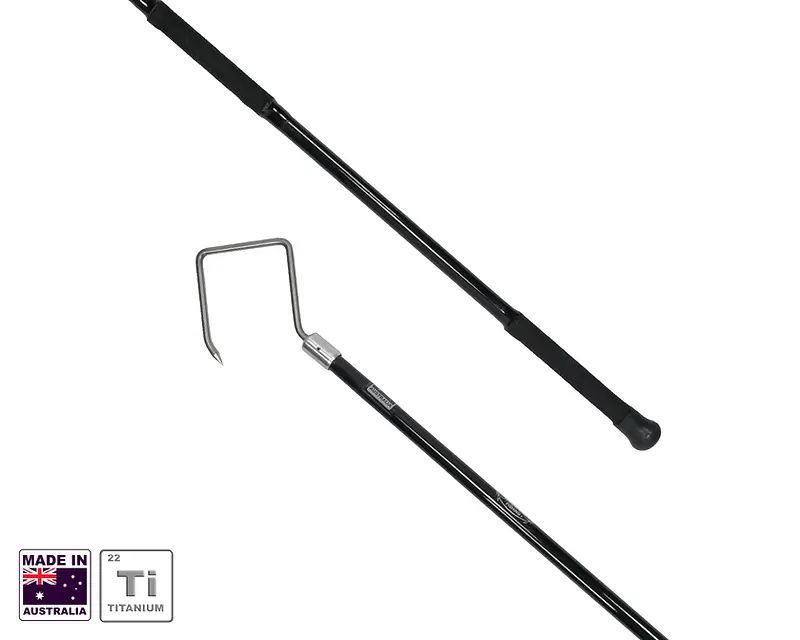 Hook Em Titanium Diamond Fixed Gaff with 6 Inch Head