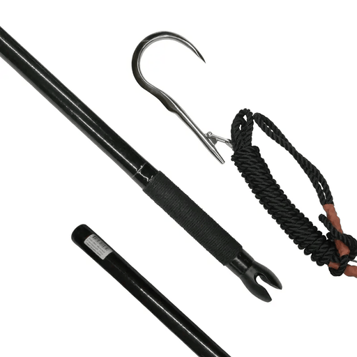 Hook Em Cast Round Flying Gaff - 4 Inch (100mm) Hi-Tensile Stainless Steel Head