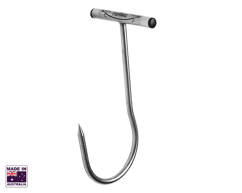 Hook Em Meat Hook - 13 x 150mm - D Style Handle - Stainless Steel
