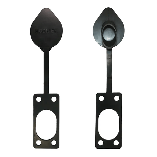 Hook Em Outrigger Flush Mount Rubber Cap 2 Pack Australian Made