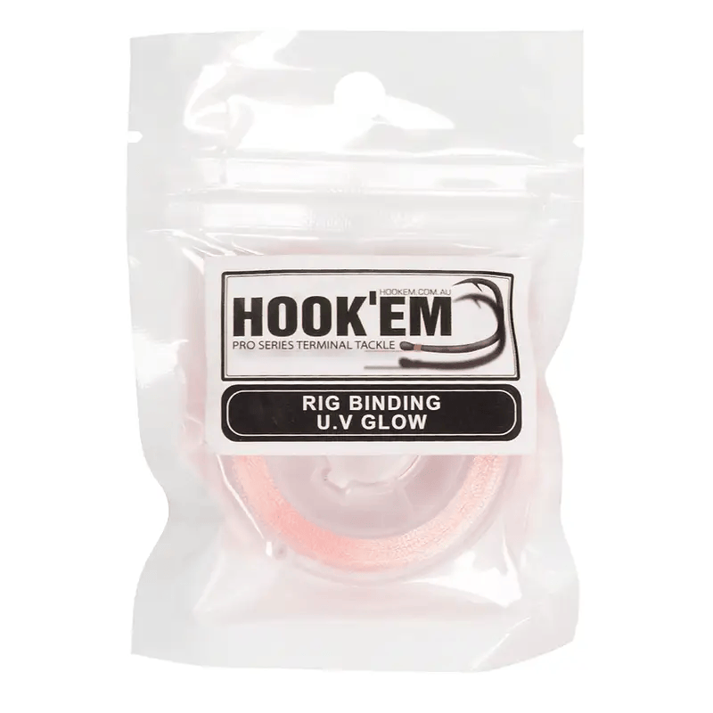Hook Em Rig Binding UV Glow 45mm Spool Australian Made