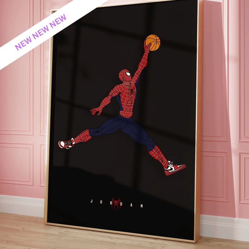 Blank Wall Print Shop Print Material Spidey x Jordan Limited Edition Spidey x Jordan Limited Edition