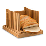 salelink.co.nz Unbranded Bamboo Bread Slicer Loaf Cutting Board Bamboo Bread Slicer Cutting Board With Crumb Tray