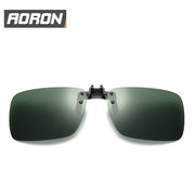 dealonline.co.nz dealonlinenz Polarized Sunglasses Clip - DARK GREEN Polarized Clip On Sunglasses For Glasses Dark Green