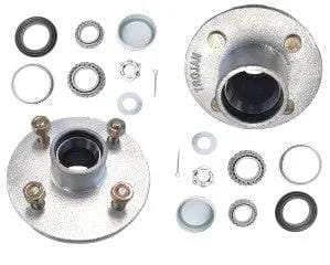 Trojan Trailer Parts 1500kg Non Braked Hub Set - Pair 1500kg Non Braked Hub Set - Pair