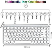 Wireless Bluetooth Keyboard for iOS Windows Android (TT598(1)) – view 5