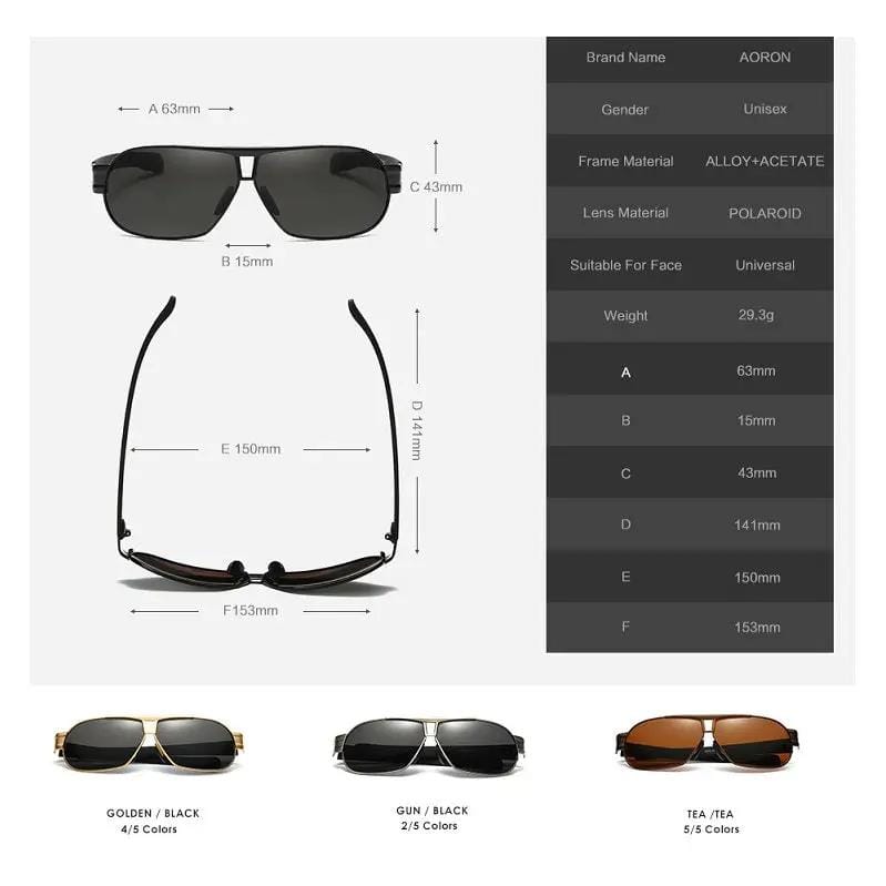 HD Polarized Lens Sunglasses Anti-Reflective Hydrophobic – view 4